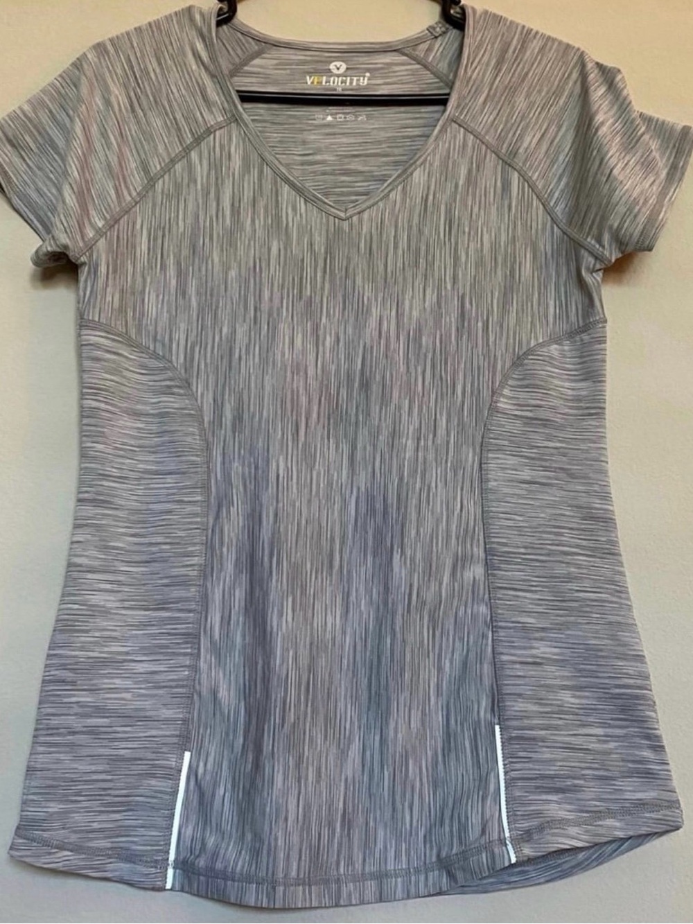 Gray Work Out Top